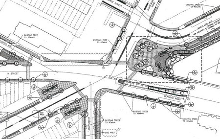 450x284 Cooling The Starburst Engineering Underway For New Plaza - Intersection Sketch