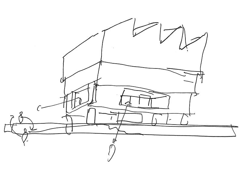 818x567 Interview With Architect David Chipperfield Sketches, Architects - Interview Sketch