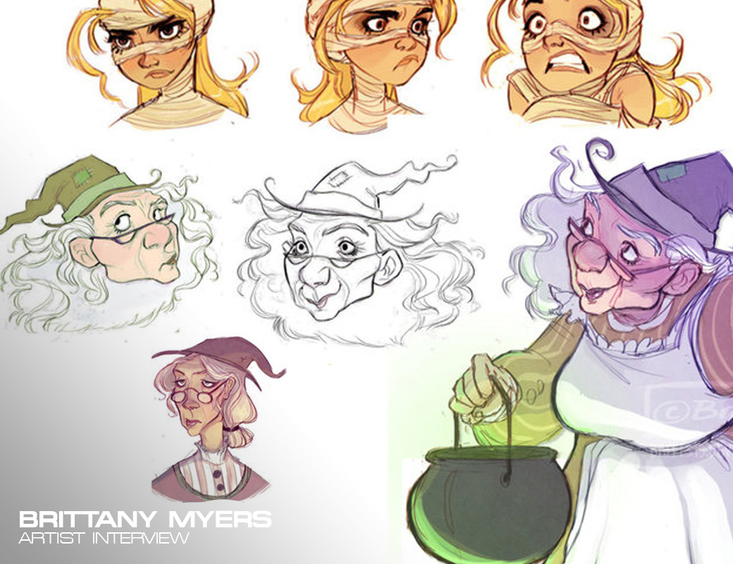 1040x800 Artist Interview Brittany Myers Your Digital Art - Interview Sketch