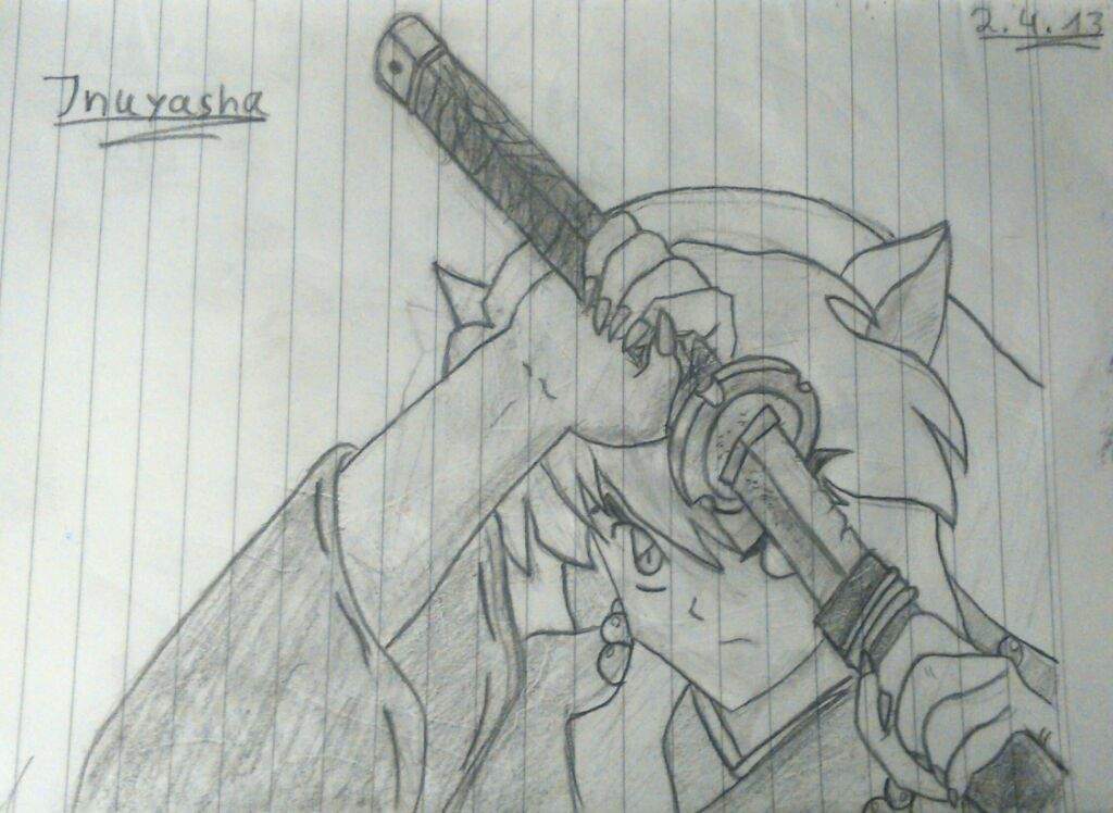 1024x748 Inuyasha Drawing Anime Amino - Inuyasha Sketch