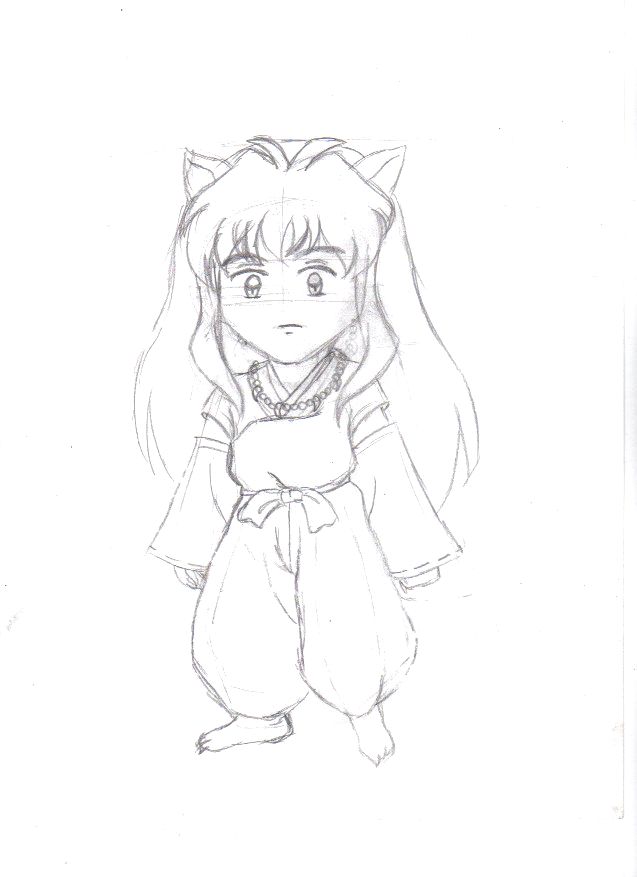 637x877 Inuyasha Sketch By Nekomoni - Inuyasha Sketch