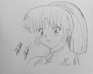 320x254 Sango From - Inuyasha Sketch