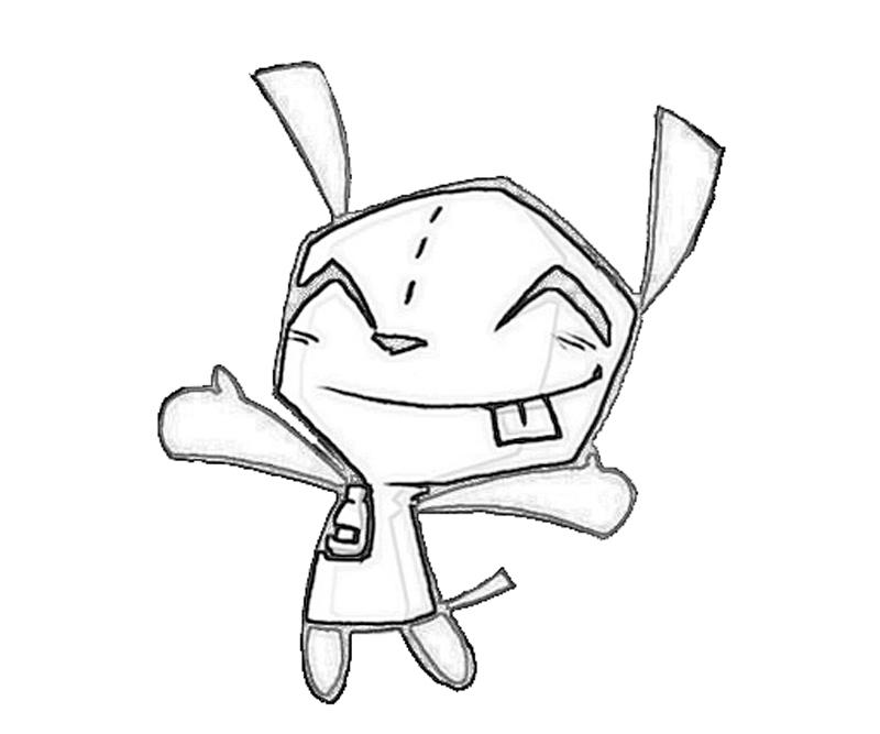 800x667 Invader Zim Play Surfing - Invader Zim Sketch