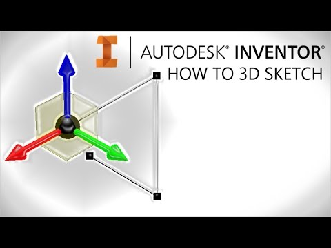 480x360 How To 3d Sketch Autodesk Inventor - Inventor 3d Sketch