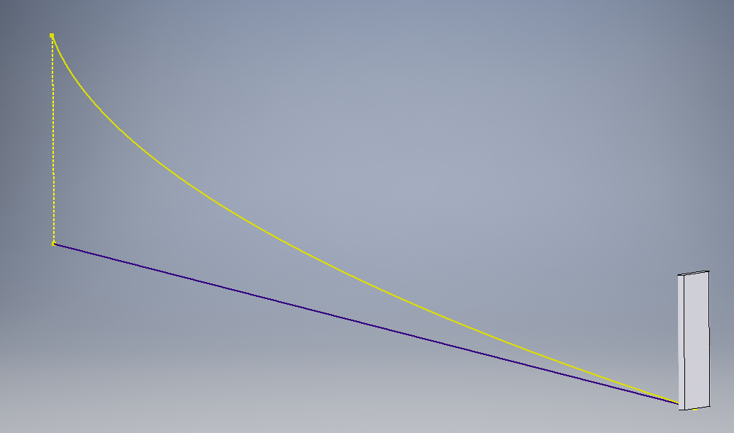 1035x611 Inventor 2019 Pattern Along 3d Curve Orientation Is Wrong - Inventor 3d Sketch