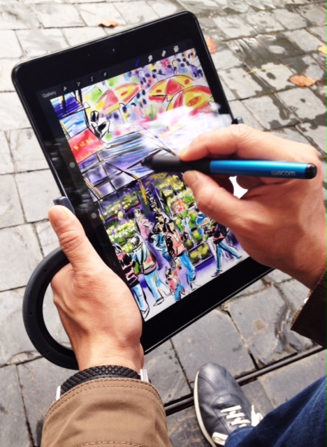 468x640 Sketching With An Ipad - Ipad Sketch