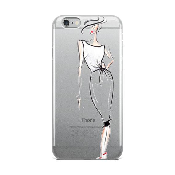 570x570 Sketch Fashion Woman Iphone Iphone 6 Iphone 6s Plus Iphone Etsy - Iphone 6 Plus Sketch