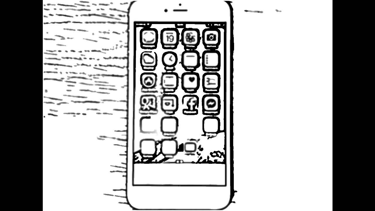 1280x720 How To Draw Or Sketch Iphone 6 Plus - Iphone 6 Plus Sketch