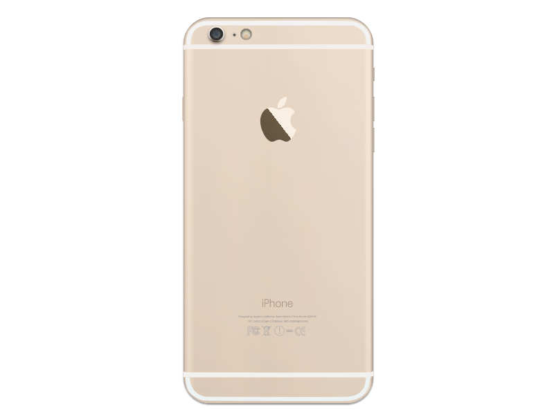 800x600 Iphone 6 Plus Gold Back - Iphone 6 Plus Sketch