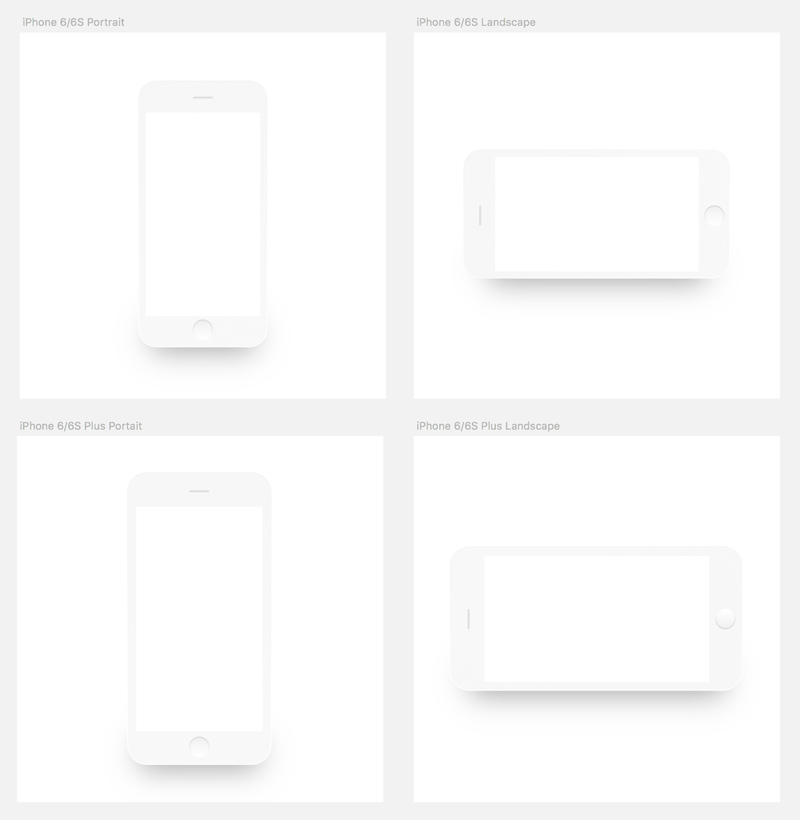 800x820 Iphone 66s Plus Minimal Mockup Made In Sketch - Iphone 6 Plus Sketch