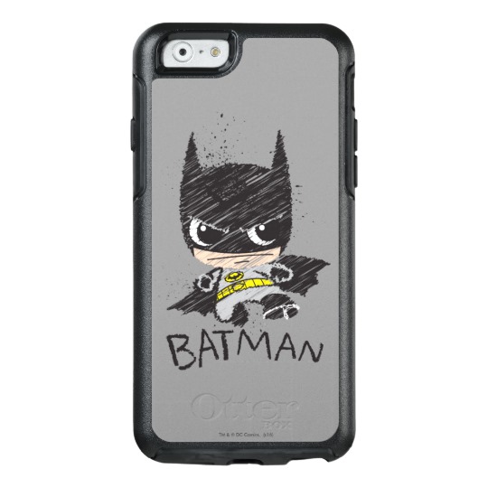 540x540 Mini Classic Batman Sketch Otterbox Iphone Case - Iphone 6 Sketch