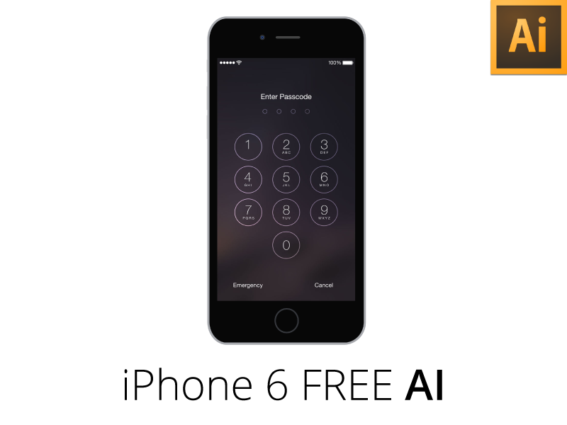 800x600 Iphone 6 Flat + Sketch Freebie Ai By Georgian Sorin Maxim - Iphone 6 Sketch