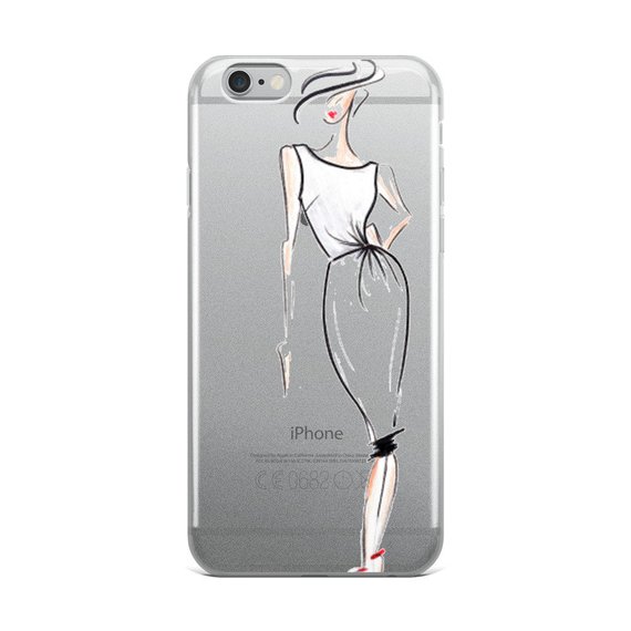 570x570 Sketch Fashion Woman Iphone Iphone 6 Iphone 6s Plus Iphone Etsy - Iphone 6s Sketch