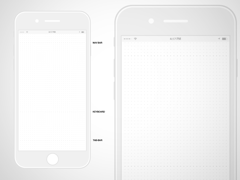 800x600 Iphone Ui Kit, Iphone 6 Gui, 6 Plus Mockup Templates Free - Iphone 6s Sketch