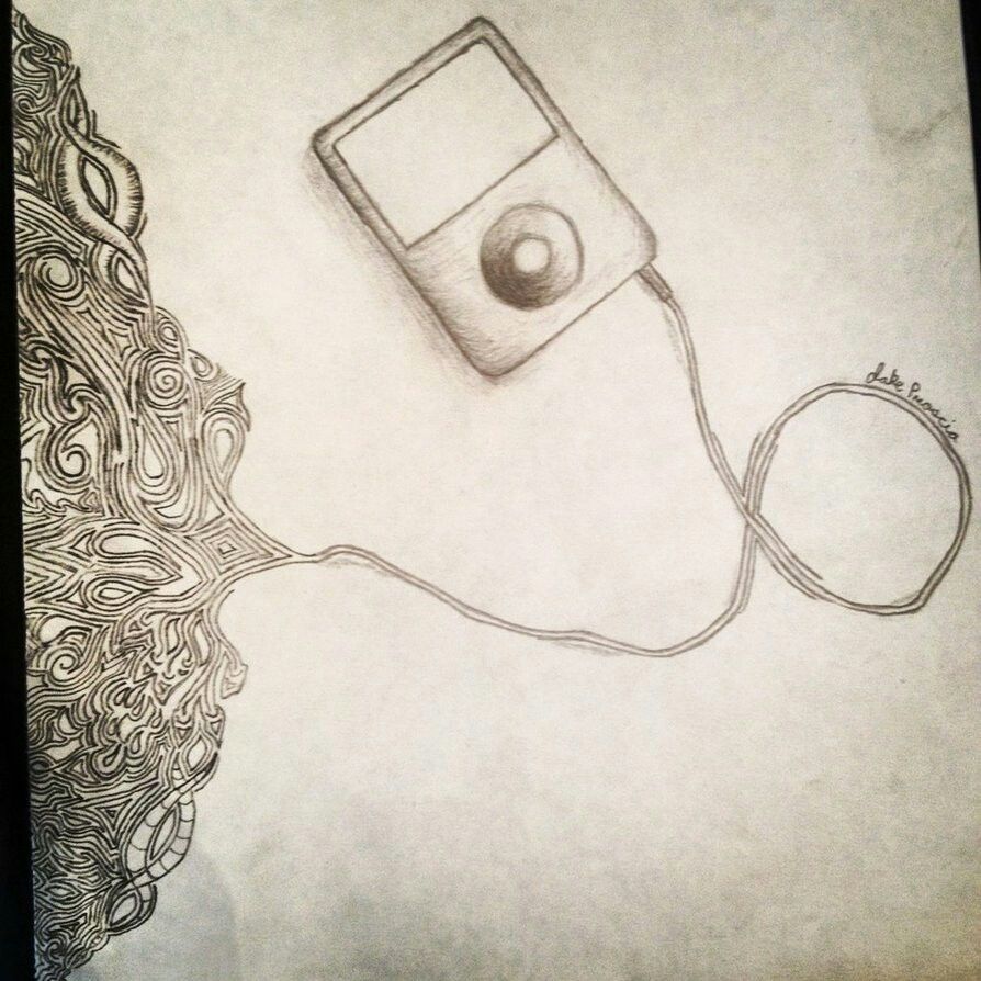 894x894 Ipod - Ipod Sketch