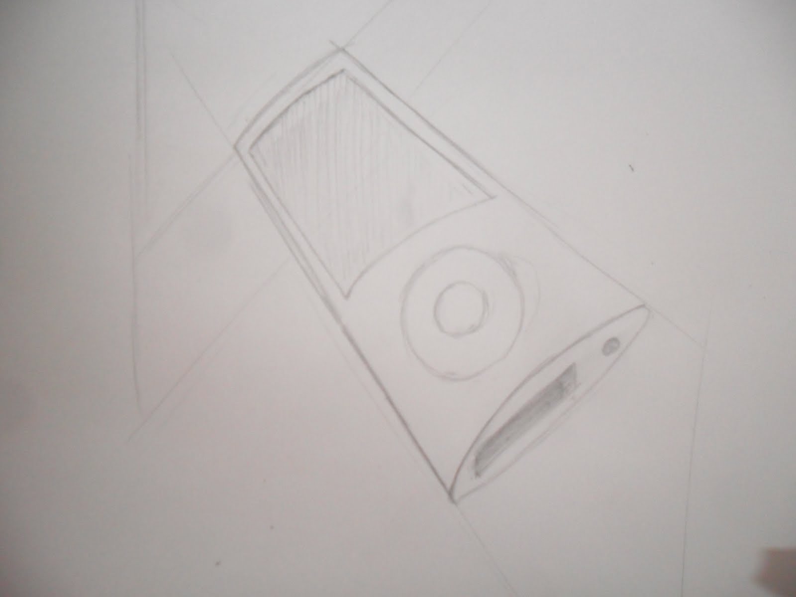 1600x1200 Oliver Hammond Ipod Sketch And Render - Ipod Sketch