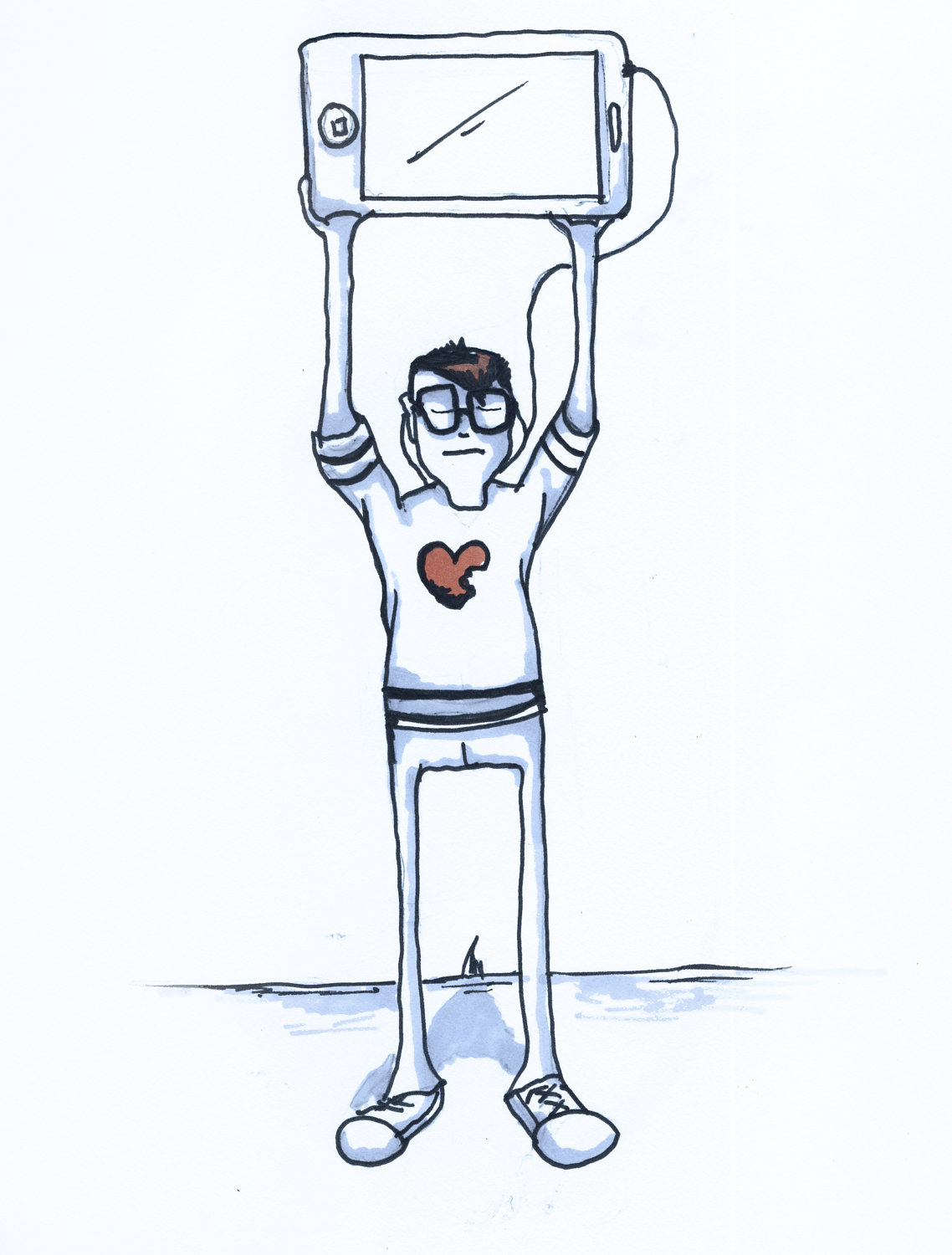 1138x1500 Say Anything Ipod Drawing Apple Hand Drawn Sketch Marker - Ipod Sketch