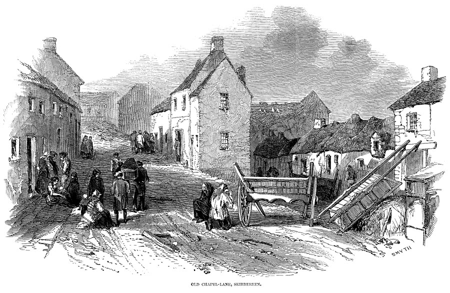 900x586 Sketches In The West Of Ireland Views Of The Famine - Ireland Sketch