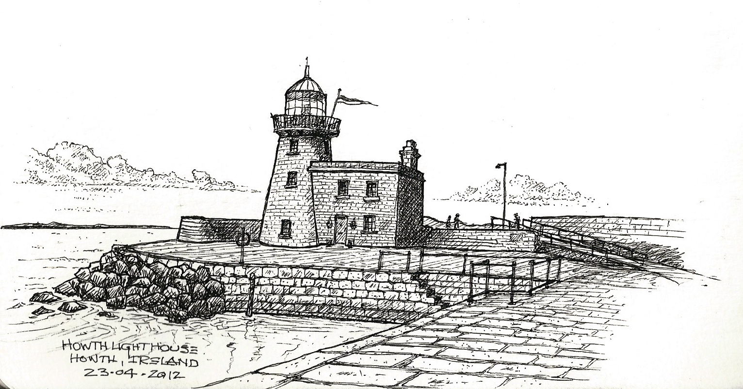 1532x802 Unstringing The Bow Sketches From Howth Ireland - Ireland Sketch