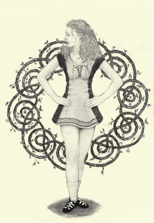 500x721 Get The Reel Look - Irish Dance Sketch