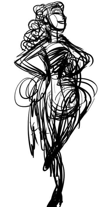 382x700 Blackwing Sketchbook Irish Dance - Irish Dance Sketch