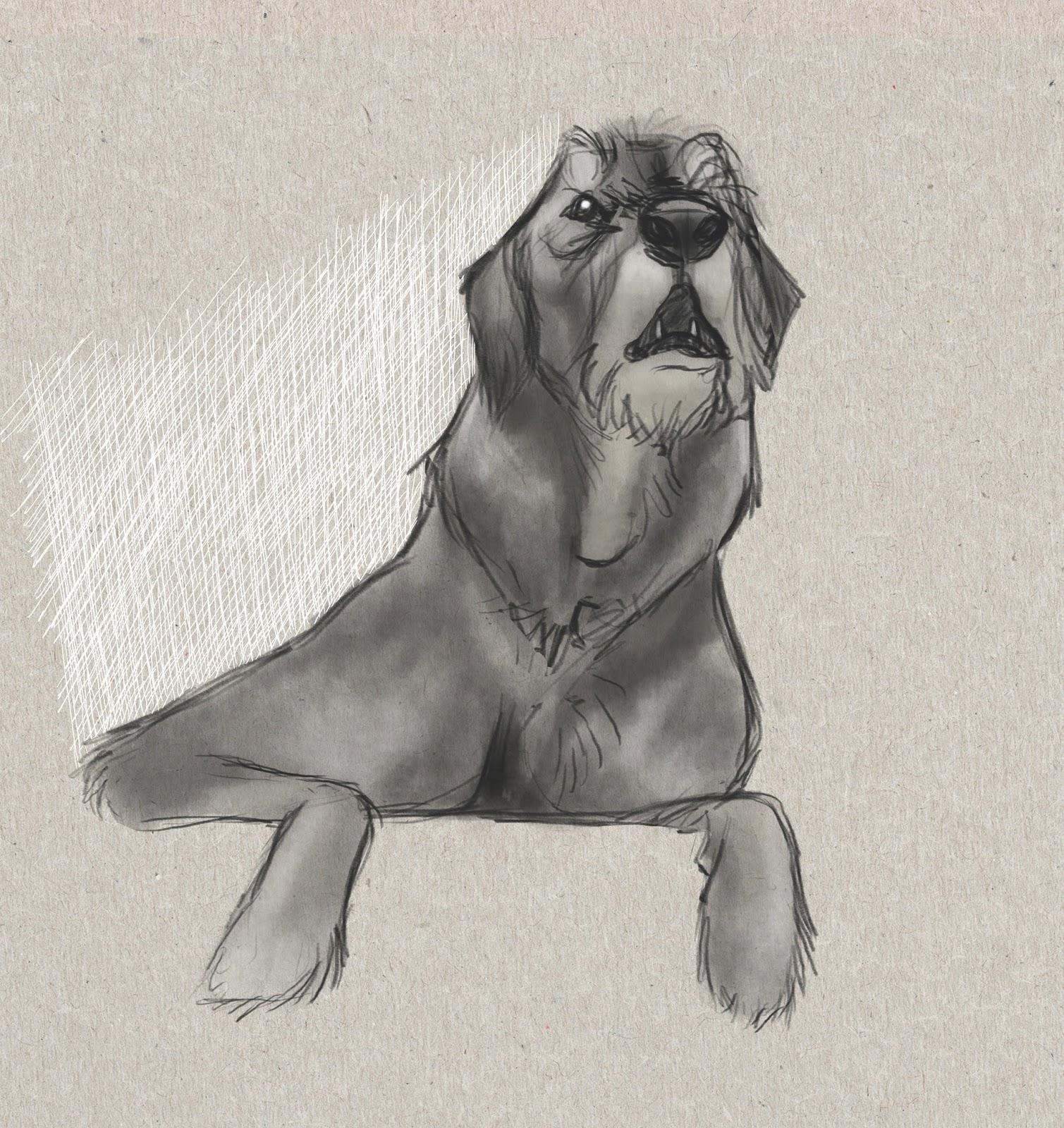 1509x1600 Thoughts And Drawings Irish Wolfhound Sketch - Irish Wolfhound Sketch