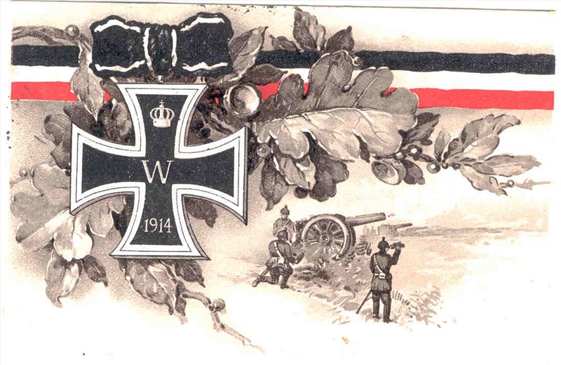 800x520 Iron Cross 1914 Postcard - Iron Cross Sketch