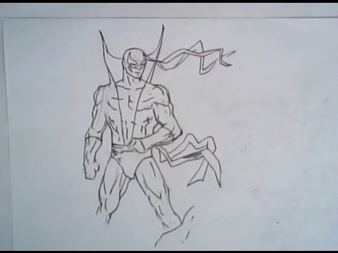 480x360 How To Draw Iron Fist (Drawing, Ep 210) - Iron Fist Sketch