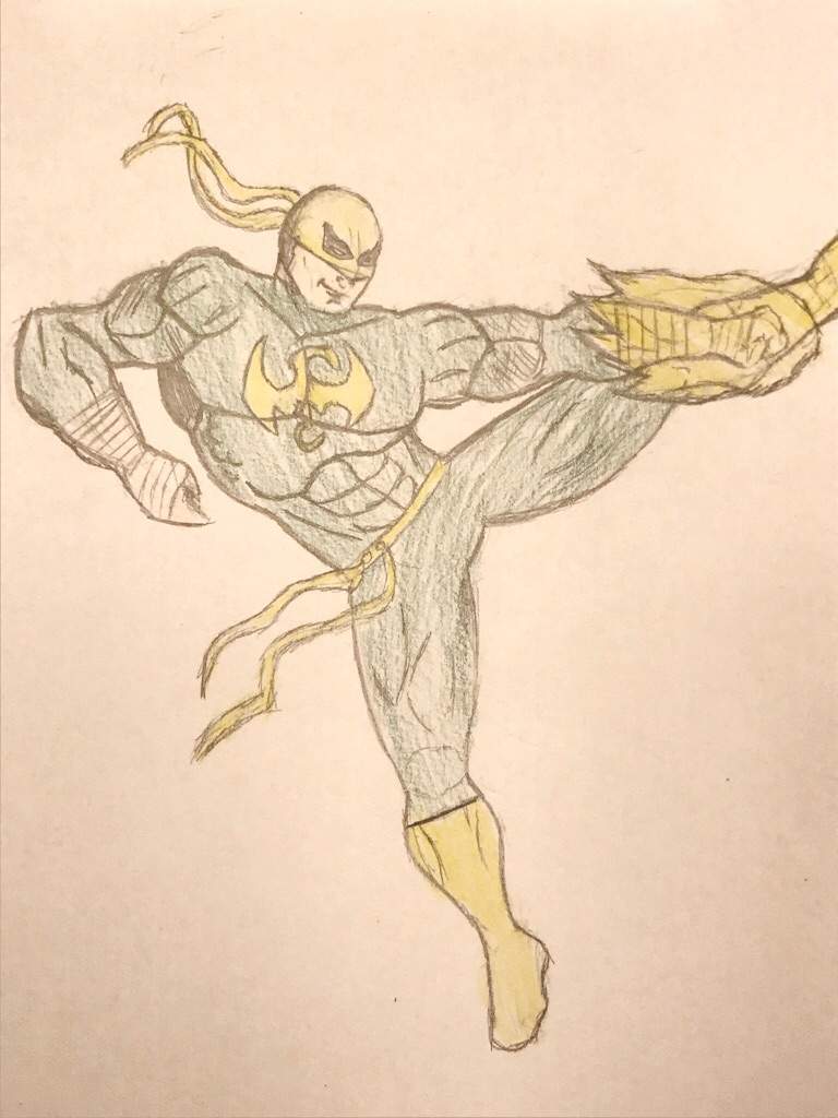 768x1024 Iron Fist Drawing Comics Amino - Iron Fist Sketch