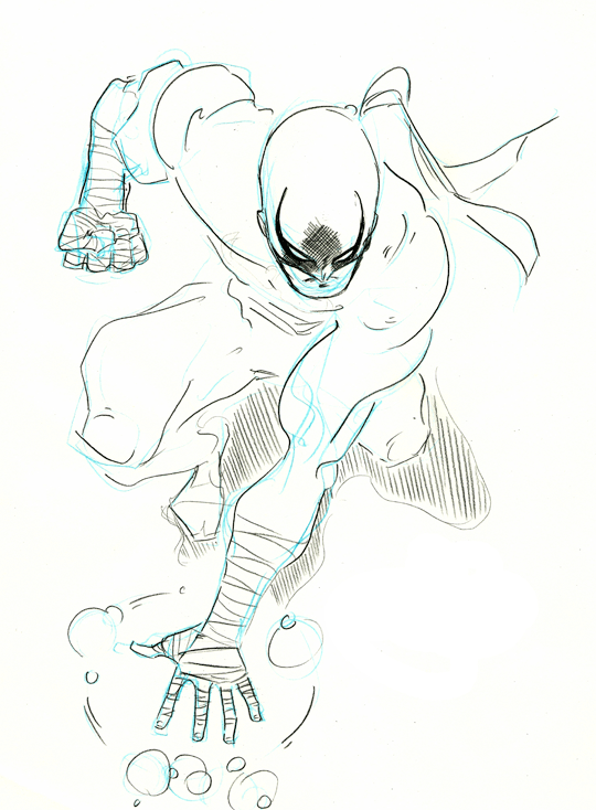 540x734 Iron Fist Sketch By Tryin2get There - Iron Fist Sketch