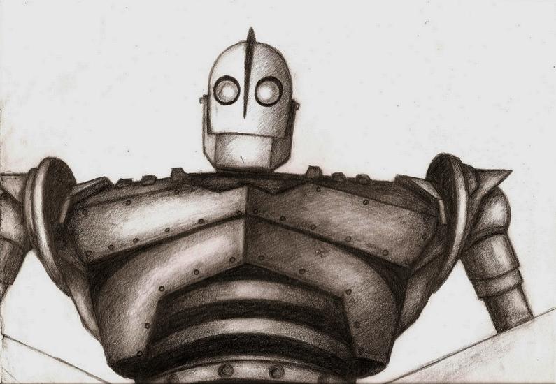 795x550 Iron Giant By Ikarus 001 - Iron Giant Sketch