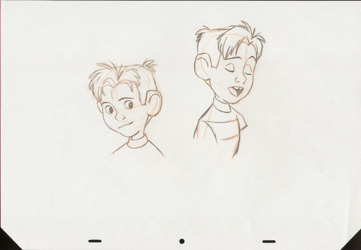 1153x800 Iron Giant Production Drawing - Iron Giant Sketch