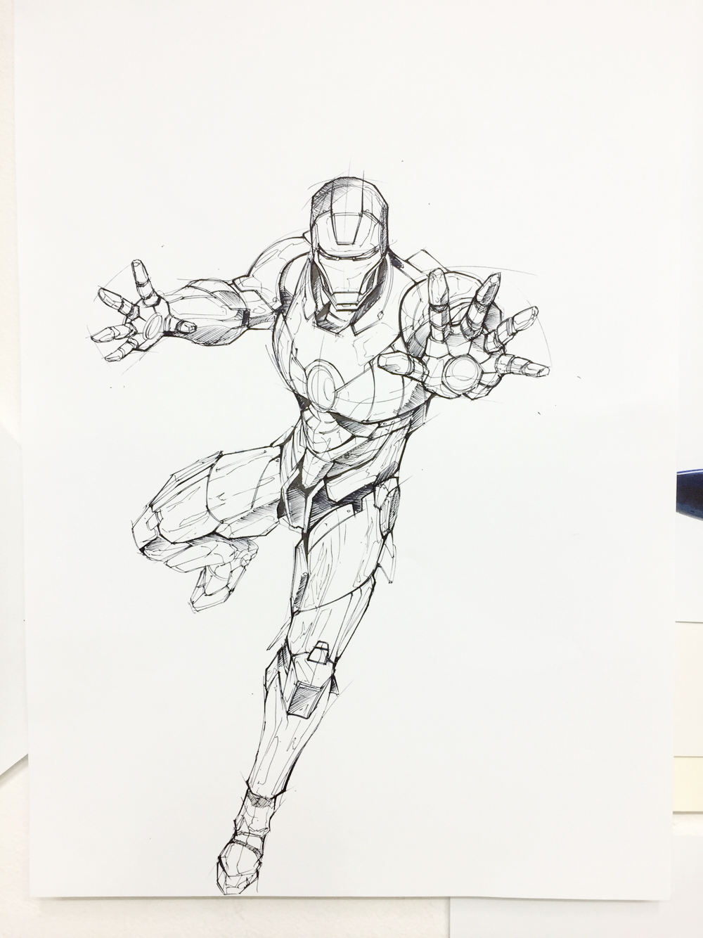1000x1334 Ironman Rough Sketch 2 On Behance - Iron Man 2 Sketch