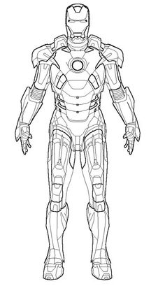 236x409 Free Iron Man 2 Coloring Pages For Kids Super Heroes Coloring - Iron Man 2 Sketch