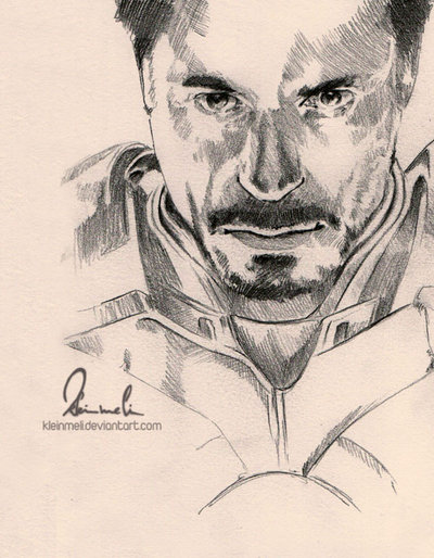 400x514 Iron Man - Iron Man 3 Sketch