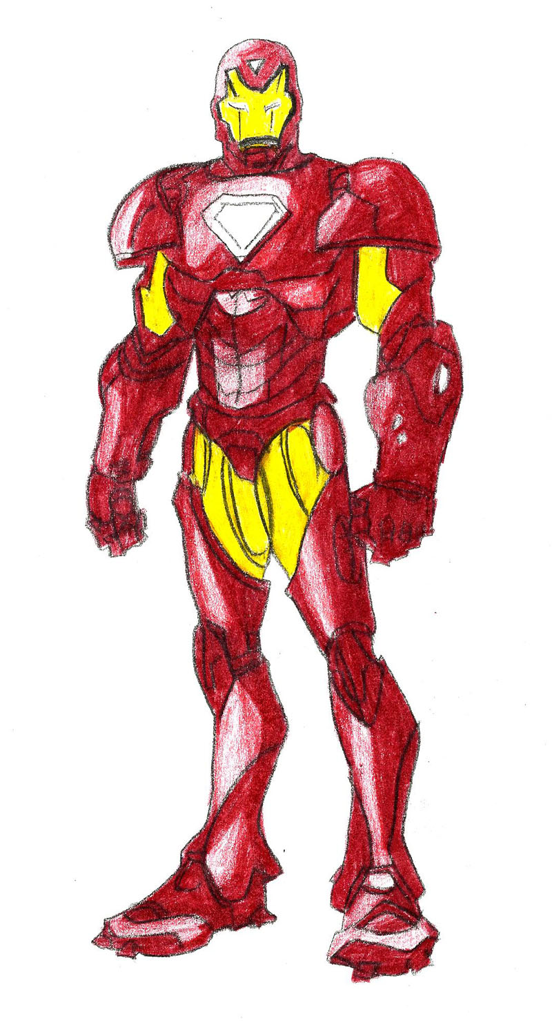 800x1488 4 Ways To Draw Iron Man - Iron Man 3 Sketch
