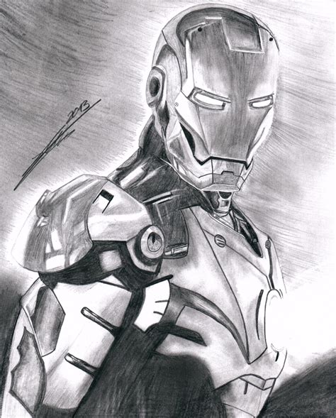 474x589 Iron Man 3 Poster Drawing By Wwestevo07 , Iron Man 3 - Iron Man 3 Sketch