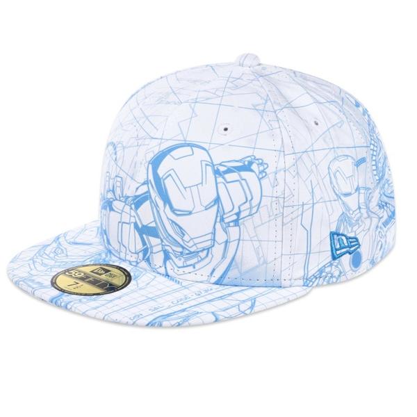 600x600 New Era X Iron Man Iron Man All Over Sketch Official Cap - Iron Man 3 Sketch