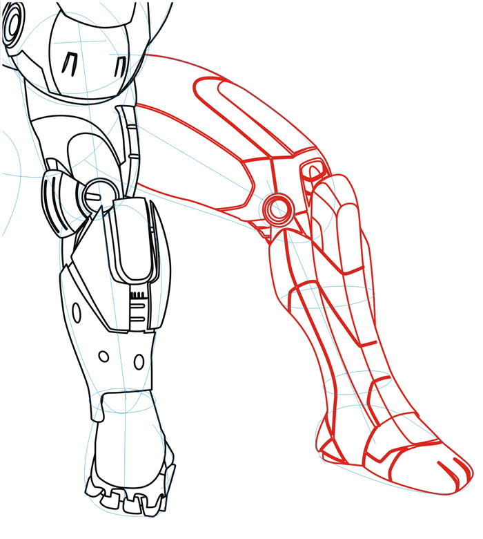 700x780 How To Draw Iron Man With Easy Step By Step Drawing Tutorial - Iron Man Easy Sketch