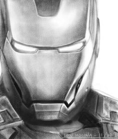30+ Top For Iron Man Face Drawing Pencil