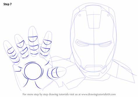 474x335 Iron Man Face Sketch. Easy Iron Man Drawing At Hasshe - Iron Man Face Sketch