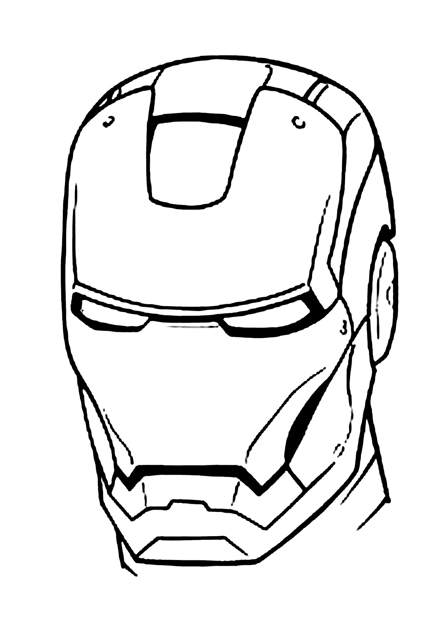 Helmet Iron Man Helmet Sketch