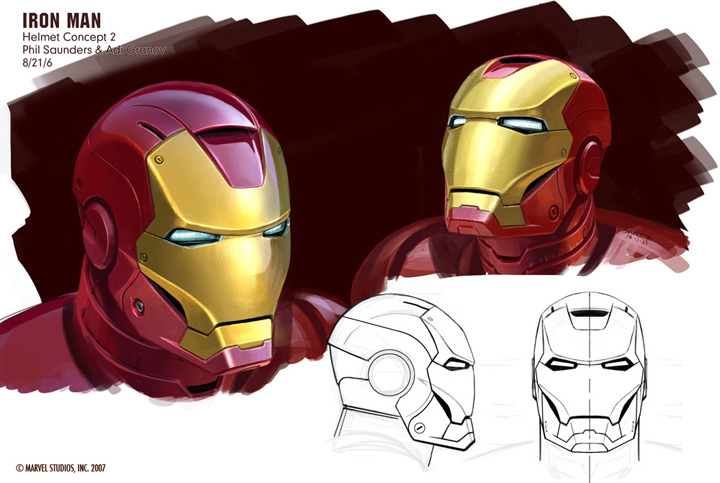720x483 Model The Ironman Helmet - Iron Man Helmet Sketch