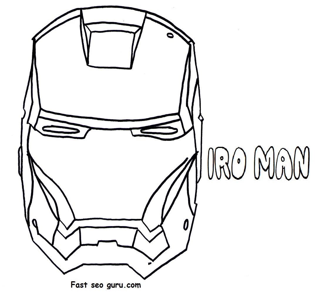 Sketsa Iron Man