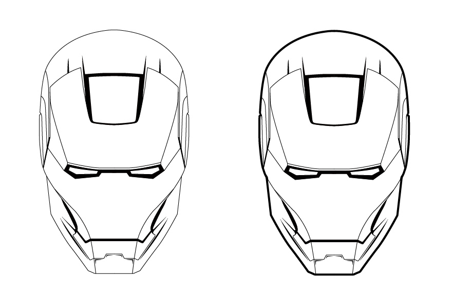 Как нарисовать шлем железного человека