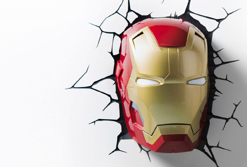 800x540 Iron Man Mask Light 3dlightfx - Iron Man Mask Sketch