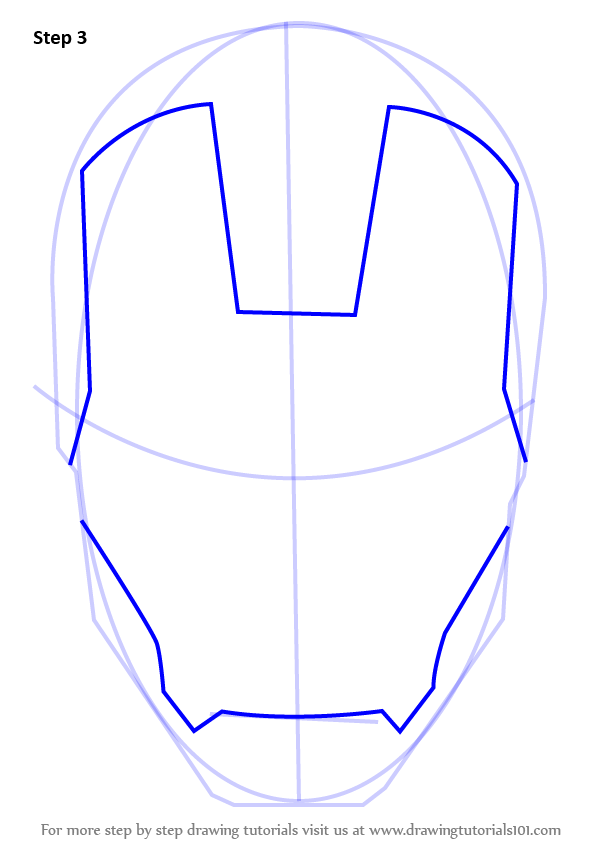 600x846 Iron Man Is A Fictional Character. He Is A Super Hero. He Appeared - Iron Man Mask Sketch