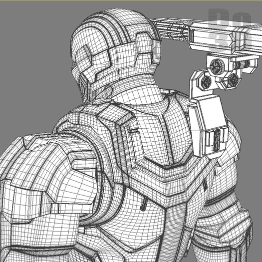 525x525 Image - Iron Man Suit Sketch