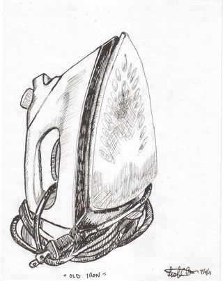 320x402 Iron Comfortable Shoes Studio - Iron Sketch