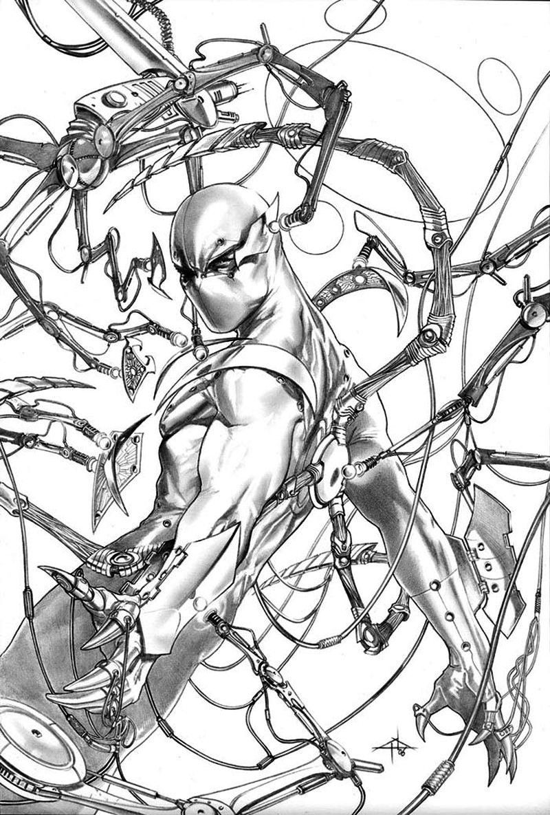 800x1185 Iron Spider ( Spider Man Spin Off) Robertmintz - Iron Spider Sketch
